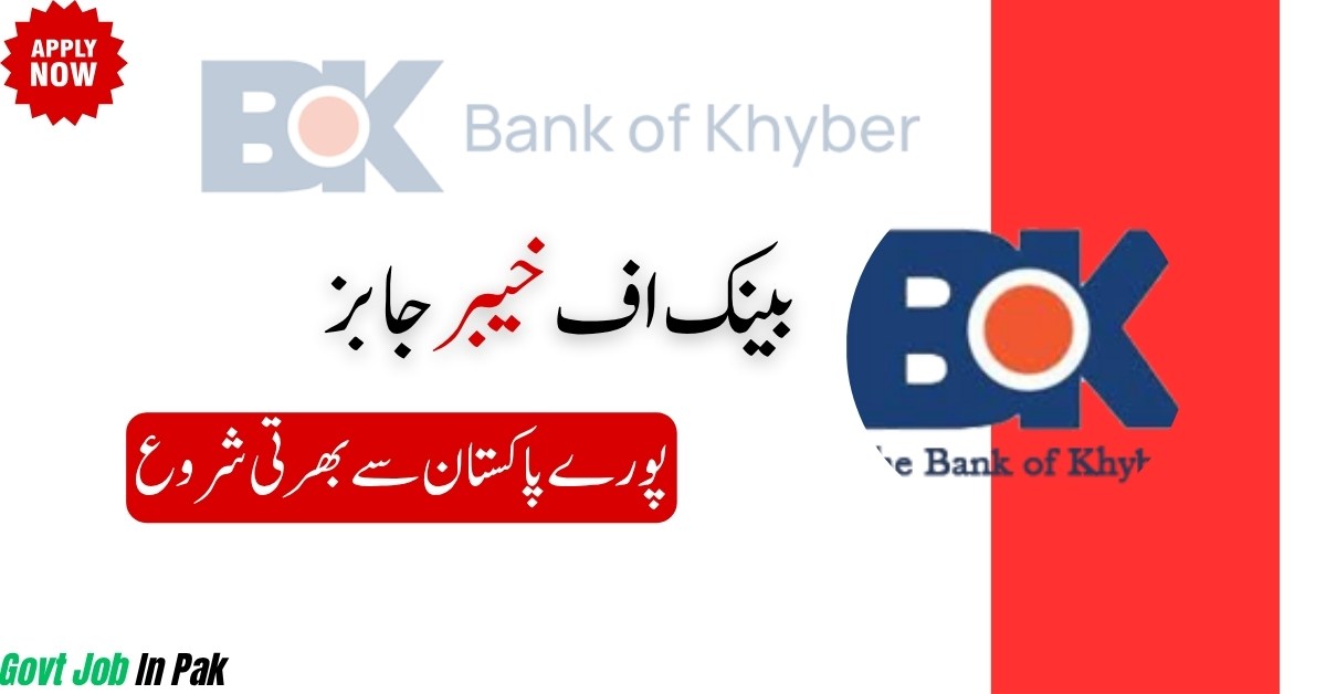 Bank of Khyber BOK Jobs 2025 Current Employment Opportunities | www.bok.com.pk
