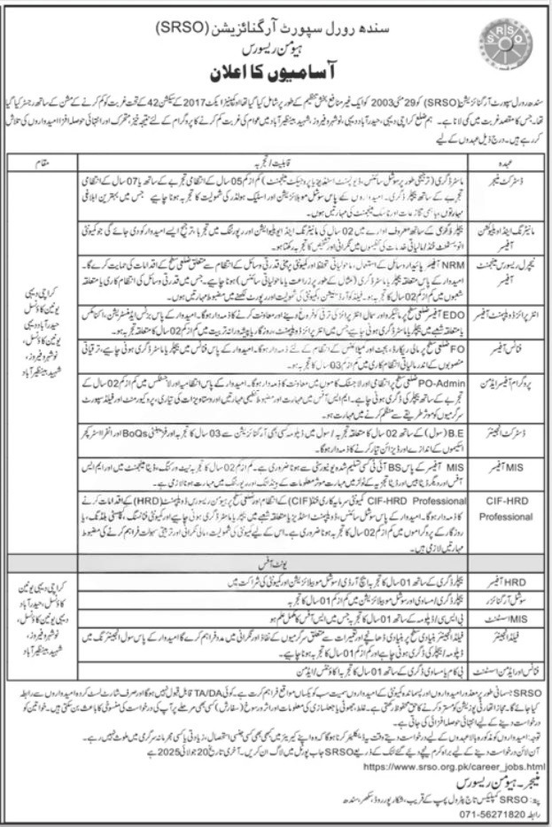 SRSO Jobs